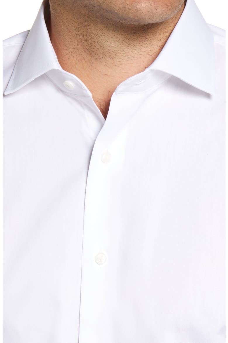 3-Pack Trim Fit Solid Non-Iron Dress Shirts, Alternate, color, WHITE