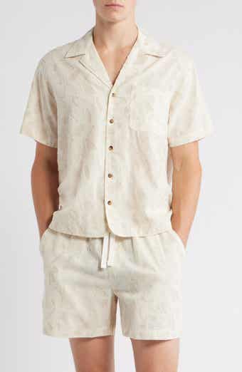 RIZORT Fin Tonal Pattern Camp Shirt