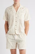 RIZORT Fin Tonal Pattern Camp Shirt
