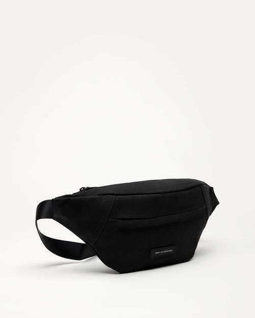Want Les Essentiels De La Vie Atlin Canvas Belt Bag In Black