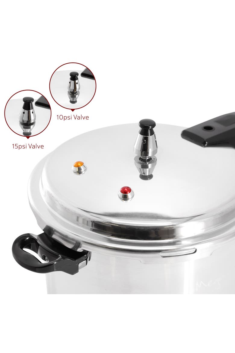 5 Quart Aluminum Stovetop Pressure Cooker, Alternate, color, Silver