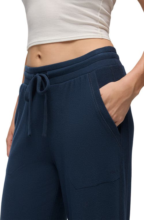 Prana Willow West Wide Leg Drawstring Pants In Blue