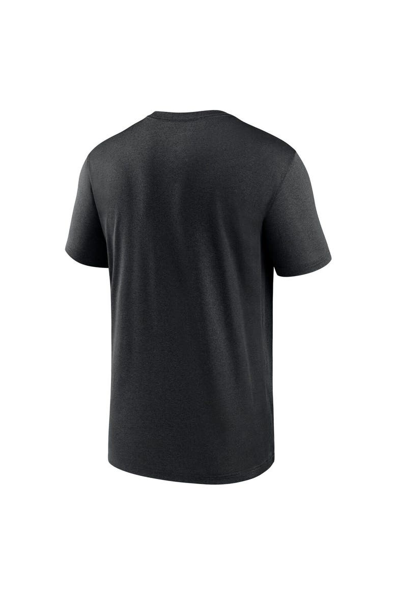 Men's Nike Black Philadelphia Eagles Super Bowl LVII Team Logo Lockup T-Shirt, Alternate, color, Black