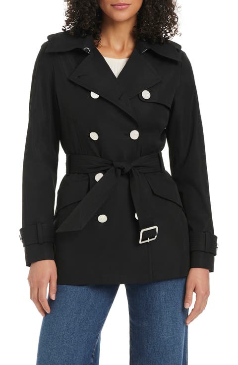 belted double breasted trench coat