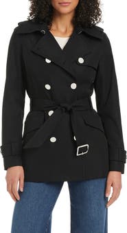 Kate Spade New York belted double breasted trench coat