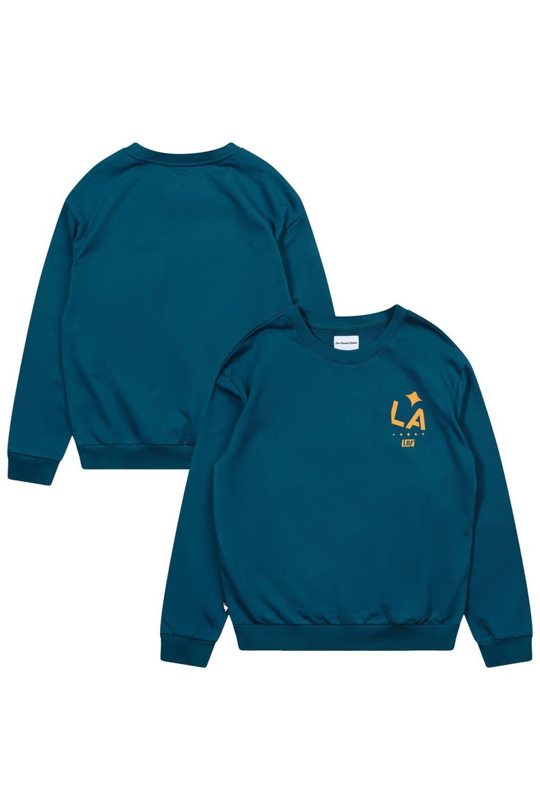 Unisex Live Breathe Futbol Green LA Galaxy Pullover Sweatshirt, Alternate, color, Green