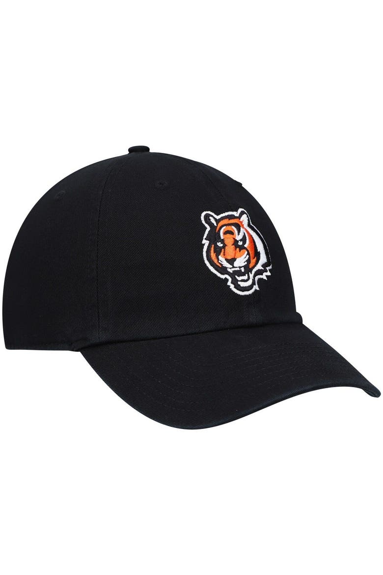 Men's '47 Black Cincinnati Bengals Clean Up Alternate Adjustable Hat, Alternate, color, Black