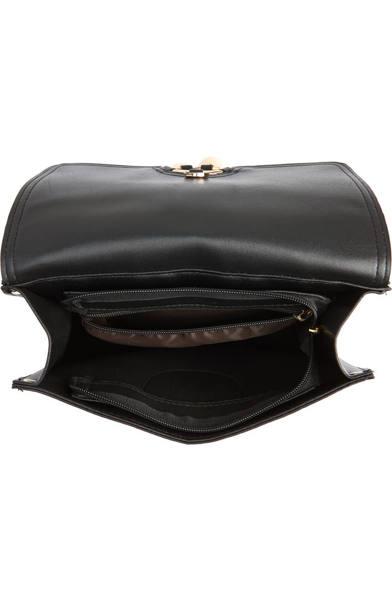 Knotty Beaded Tassel Faux Leather Backpack, Alternate, color,