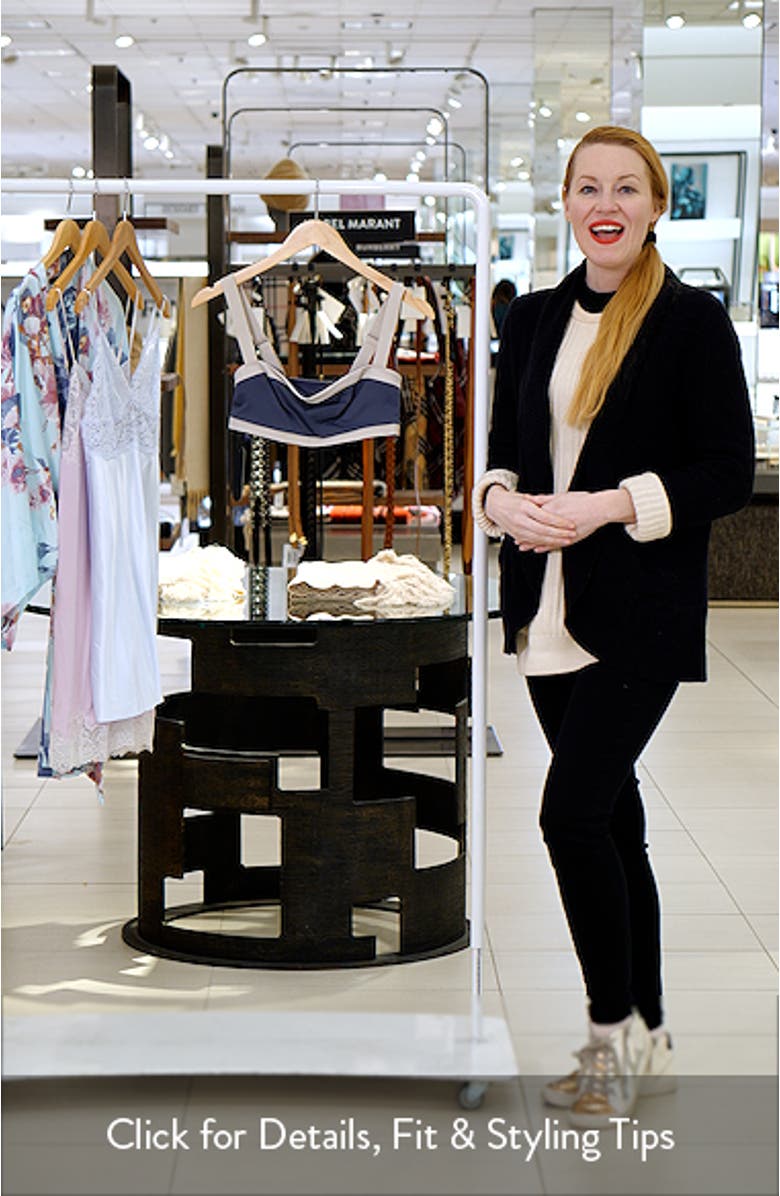 Straight Neck Sports Bra, sales video thumbnail