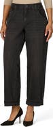 Wit & Wisdom High Waist Ankle Relaxed Straight Leg Jeans
