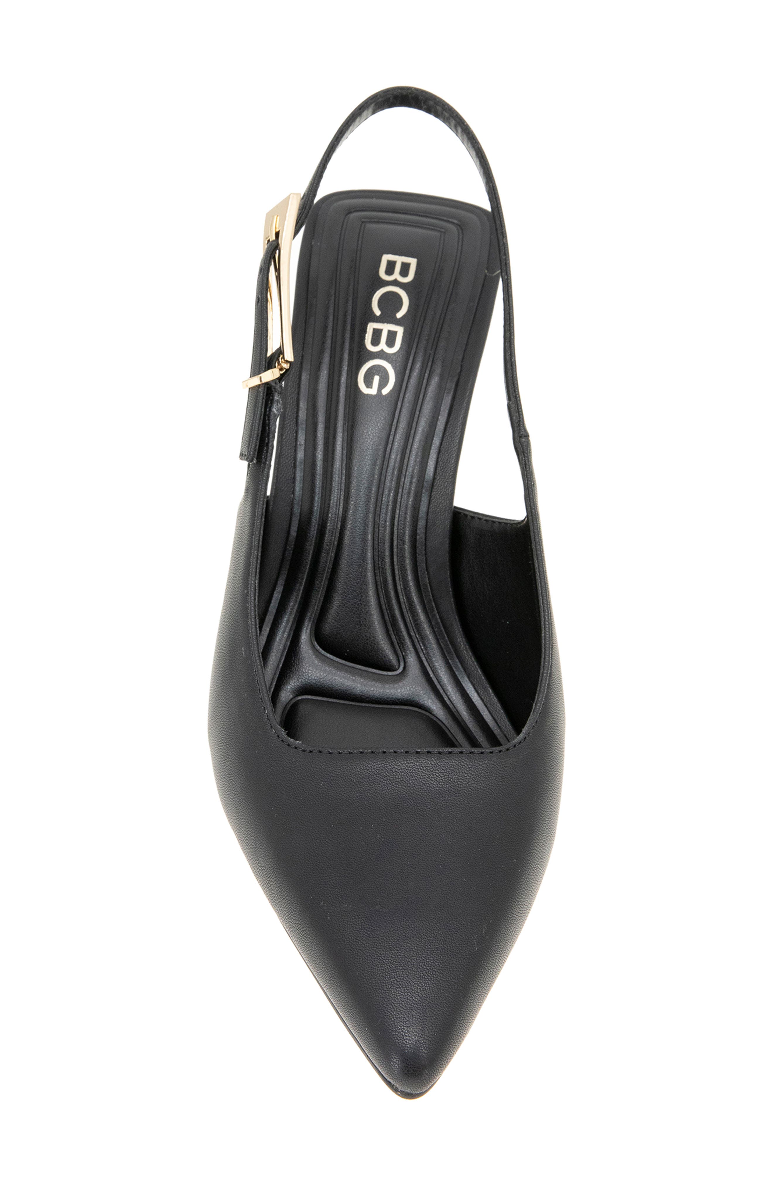 BCBGeneration Inara Slingback Pointed Toe Pump, Alternate, color, Black