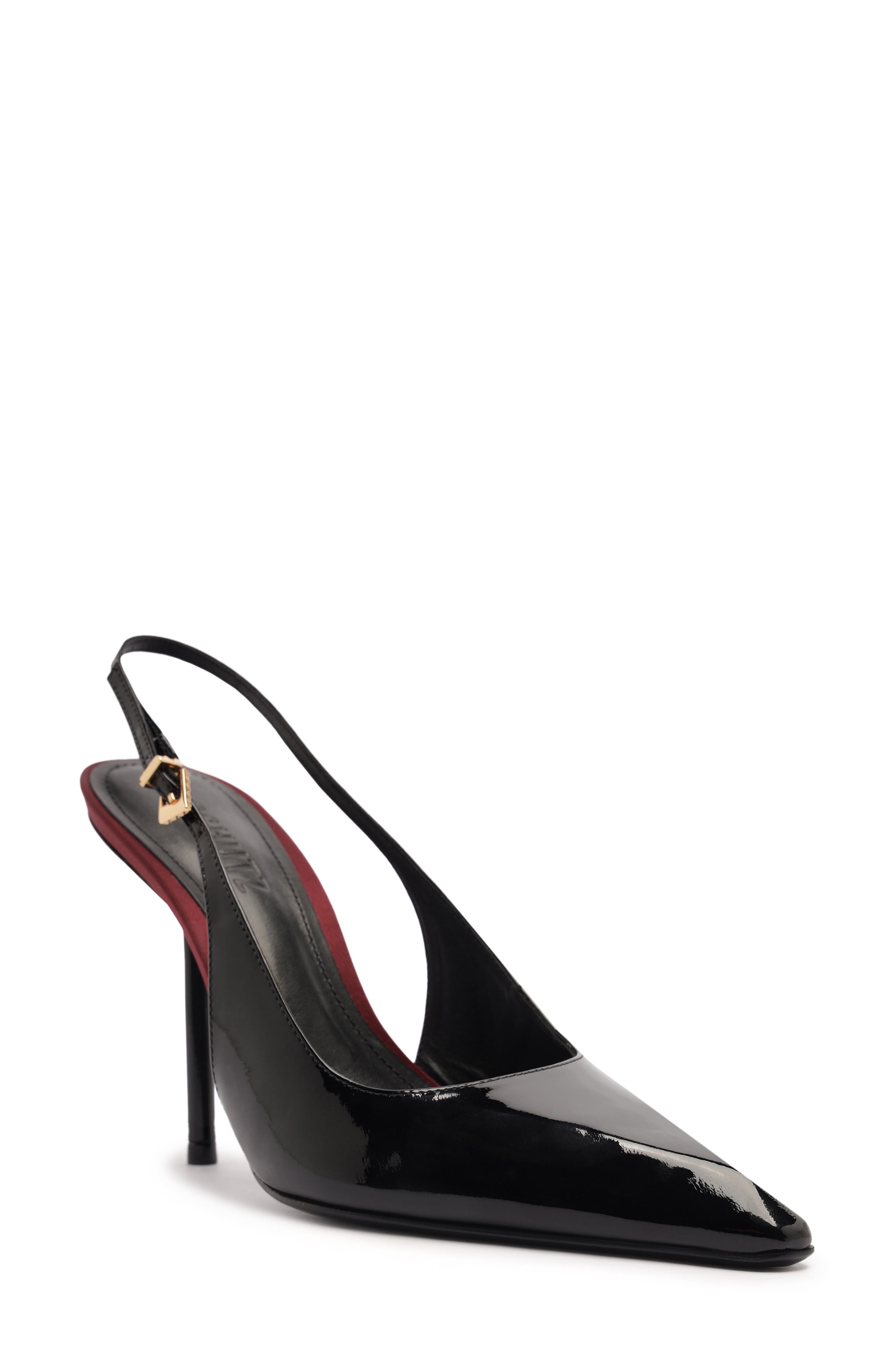 Schutz Leona Slingback Pump, Main, color, Black
