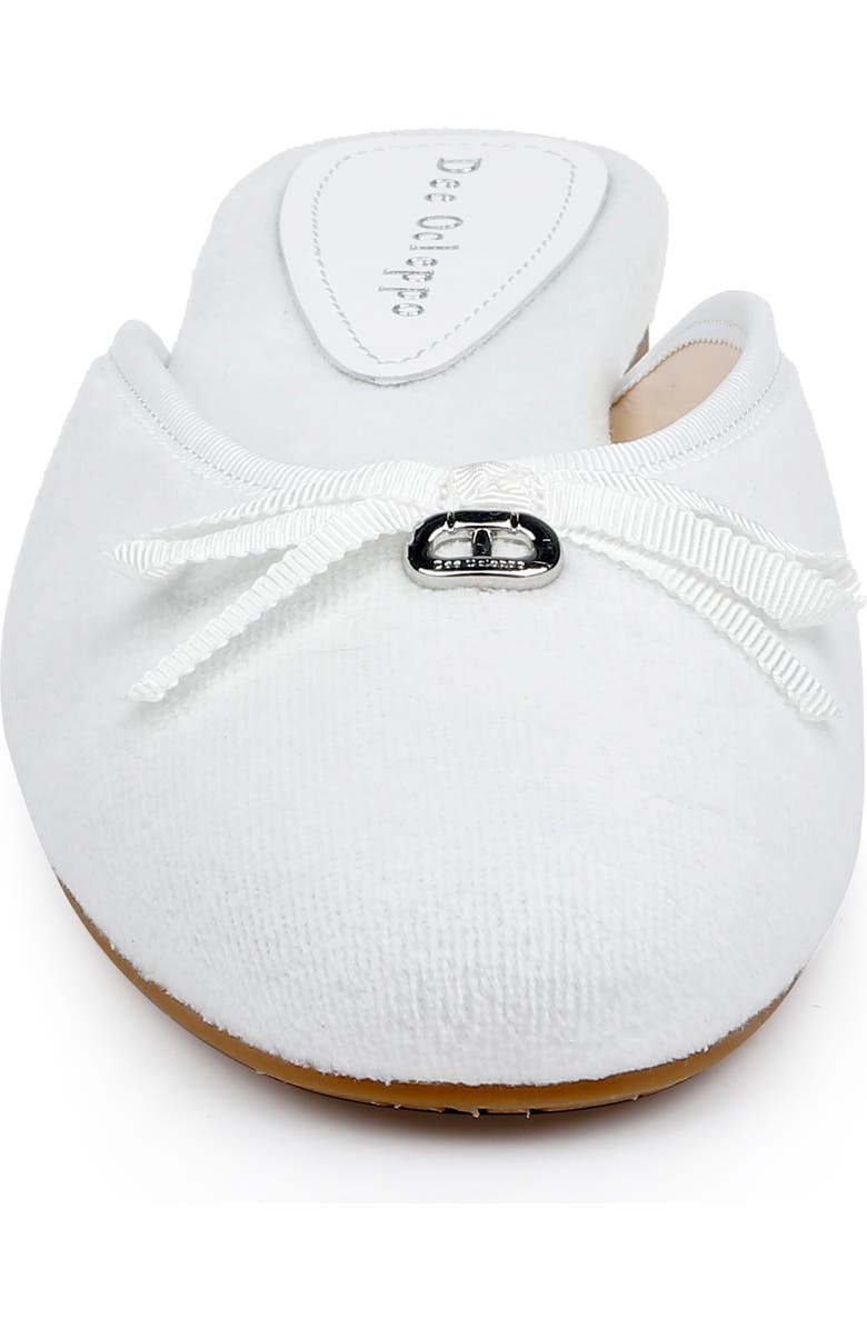 Dee Ocleppo Athens Terry Cloth Mule, Alternate, color, White