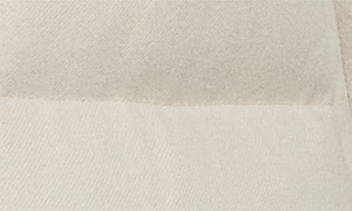 Herno Silk & Cashmere Down Parka With Wool Blend Rib Bib In Neutral