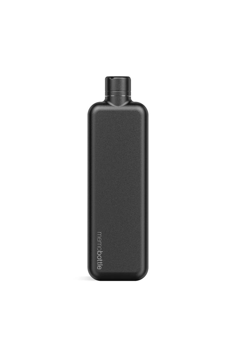 Slim Memobottle - Stainless Steel, Main, color, Black