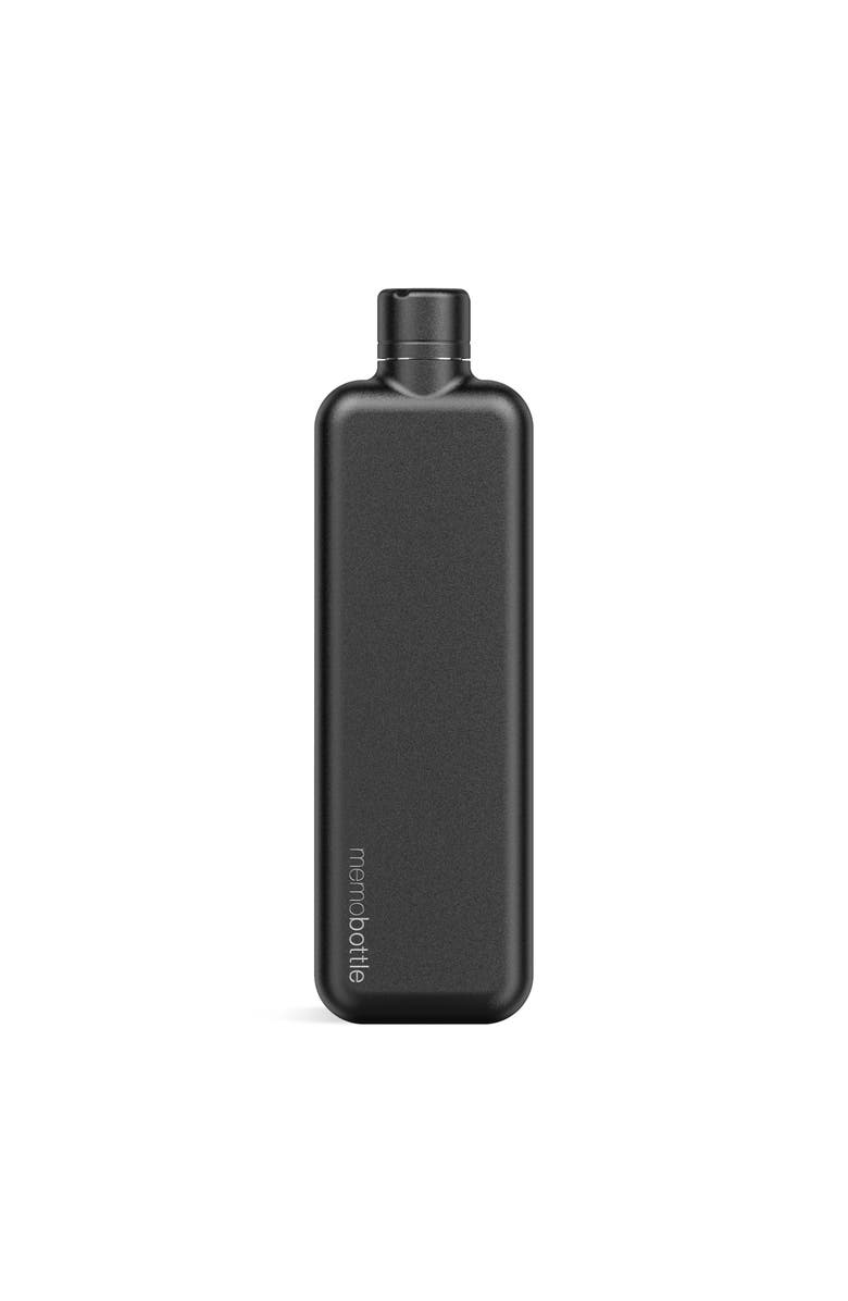 Memobottle Slim Memobottle - Stainless Steel, Main, color, Black