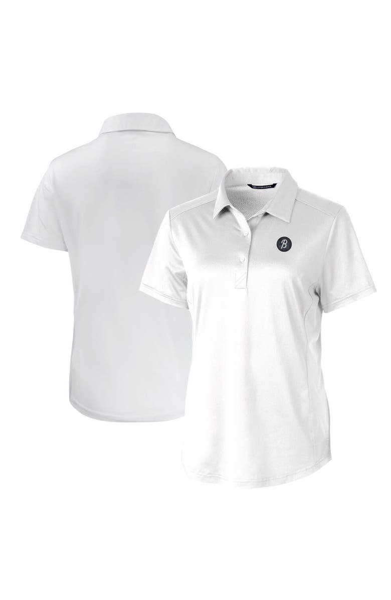 Cutter & Buck Women's Cutter & Buck White Baltimore Orioles City Connect Prospect Textured Stretch Polo, Main, color, 