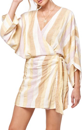 LSPACE Pfeiffer Wrap Cover-Up Dress | Nordstromrack