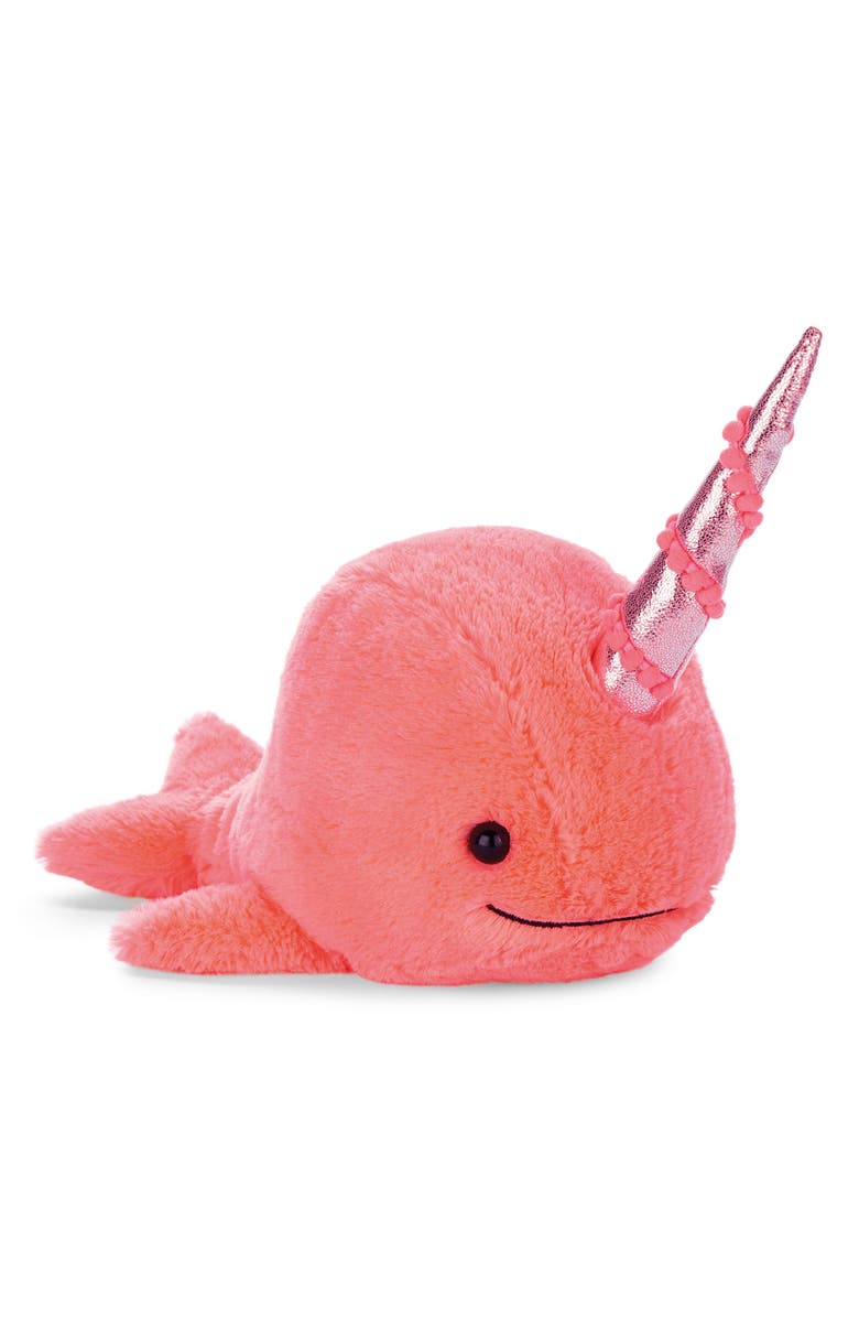 Jellycat Sea Sorbet Narwhal Stuffed Animal, Main, color, 