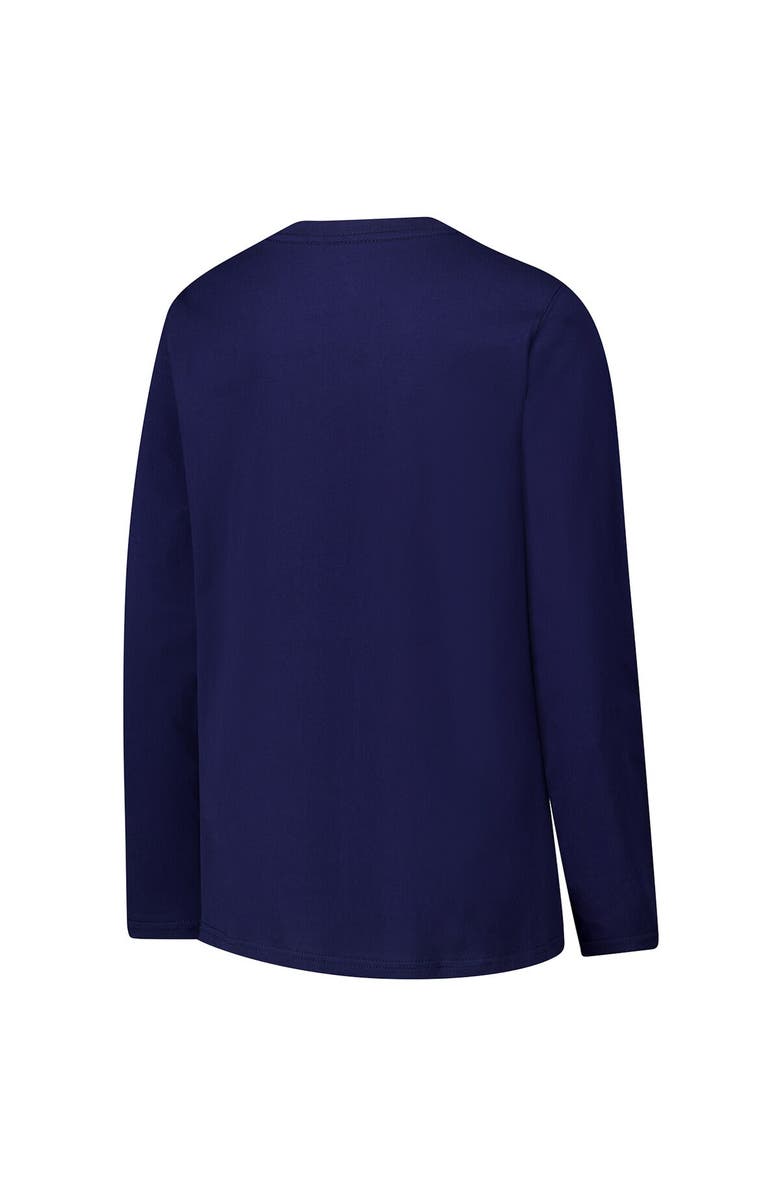 G-III 4HER BY CARL BANKS Women's G-III 4Her by Carl Banks College Navy Seattle Seahawks Post Season Long Sleeve V-Neck T-Shirt, Alternate, color, College Navy