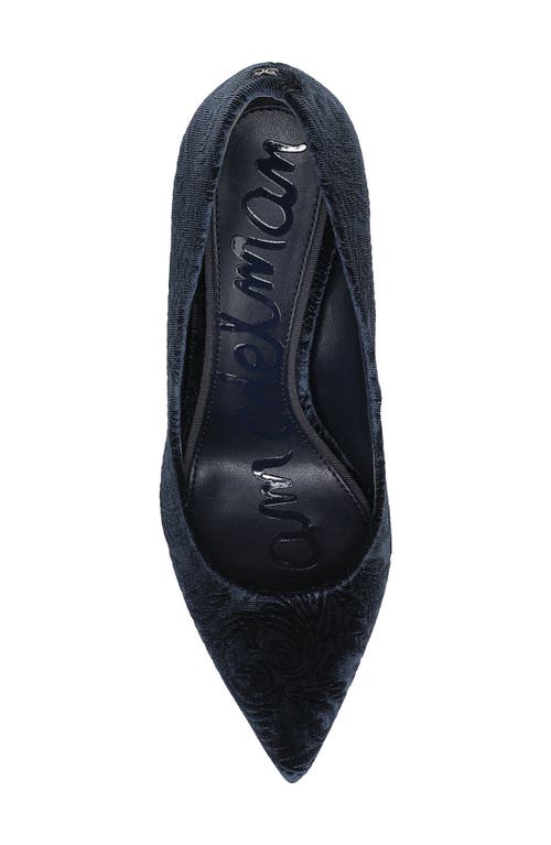Sam Edelman Hazel Pointed Toe Pump In Blue