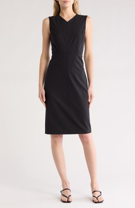 Miyani V-Neck Shift Dress