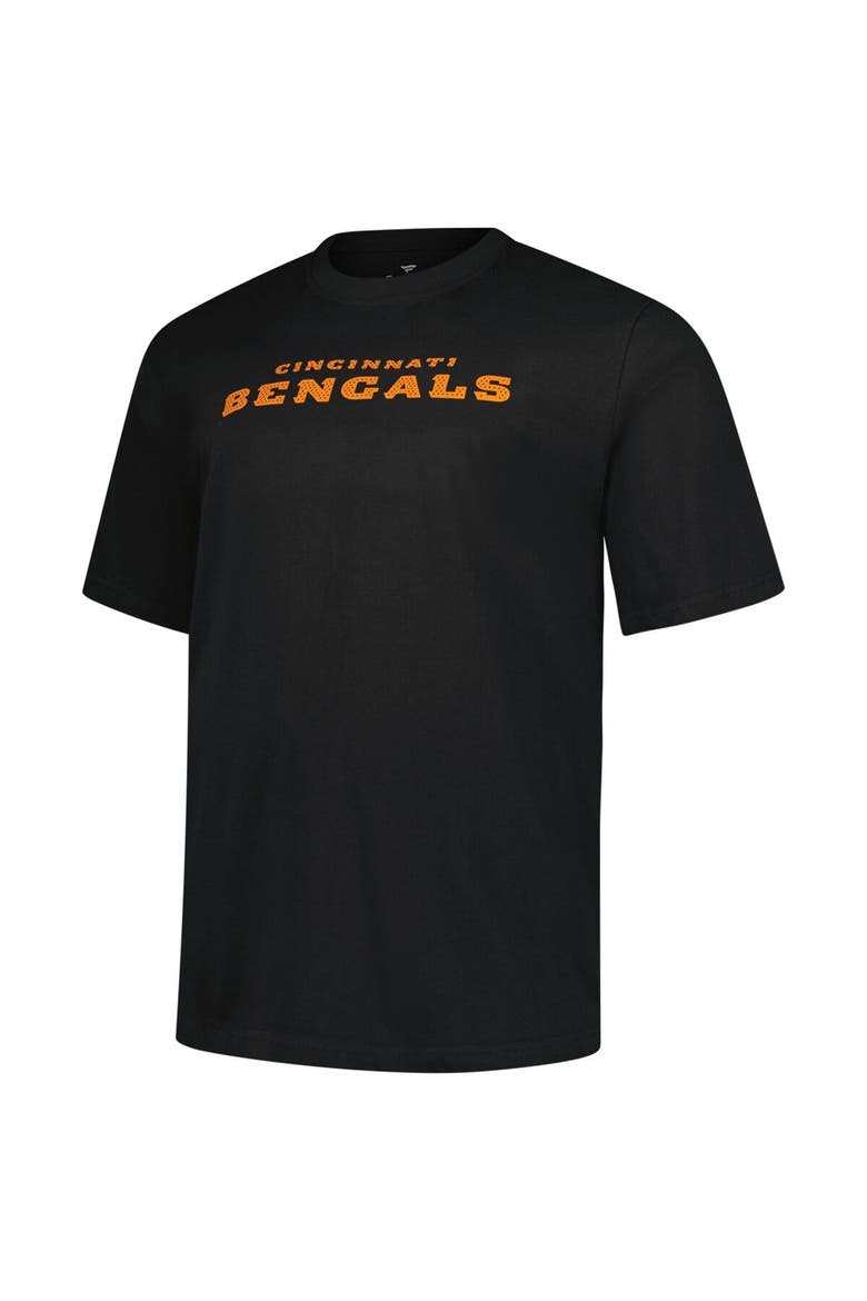 Men's Fanatics  Black Cincinnati Bengals Big & Tall Number One Dad T-Shirt, Alternate, color, Black
