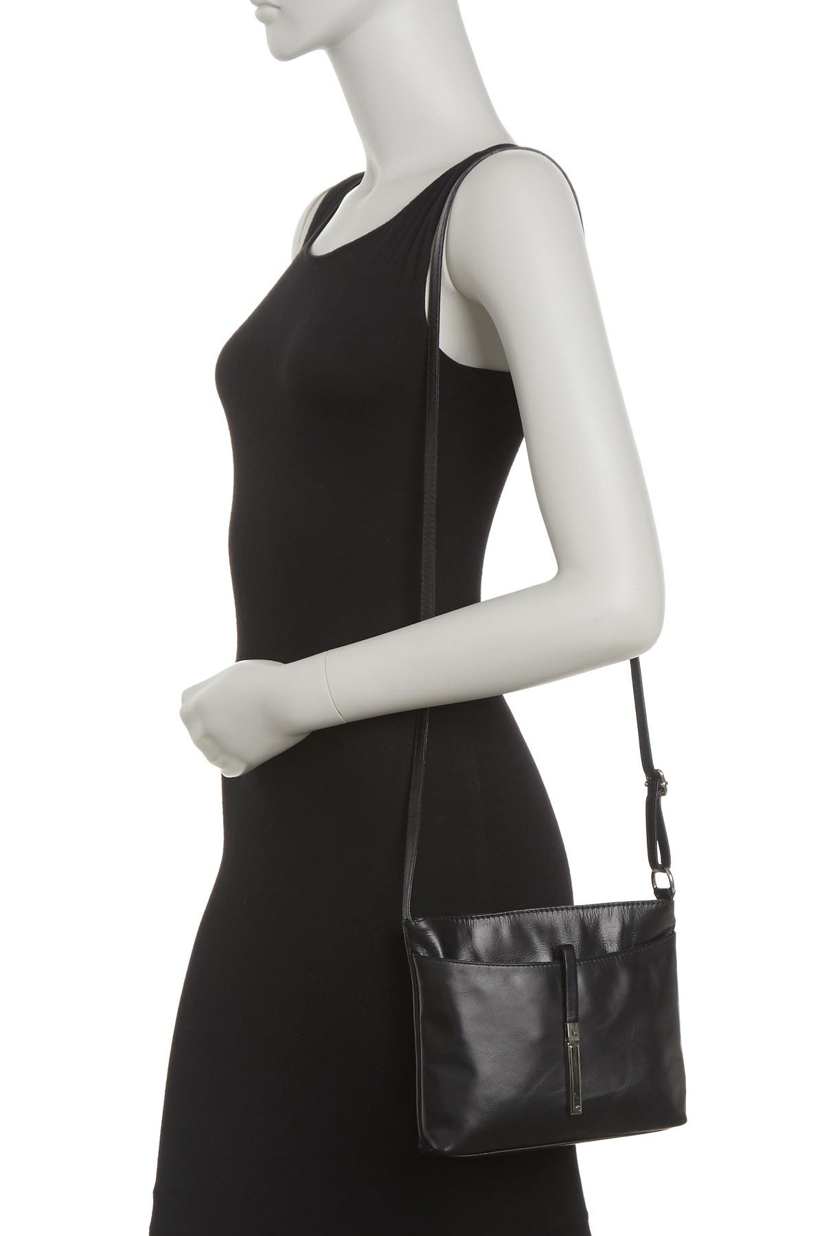 ROBERTA M Leather Crossbody Bag, Alternate, color, 