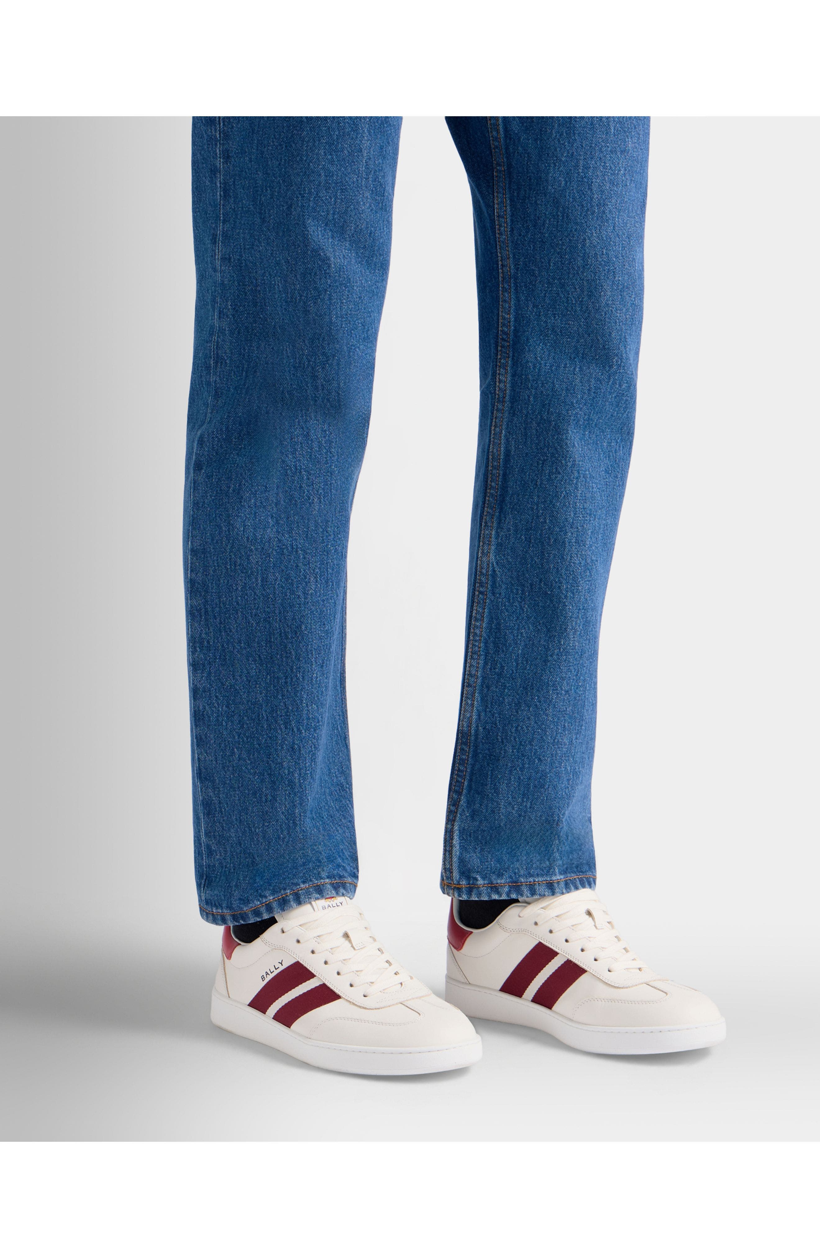 Retro Crest Sneaker in Calf Leather - image 4