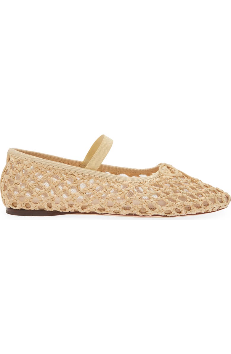 Loeffler Randall Leonie Soft Ballet Flat, Alternate, color, Natural