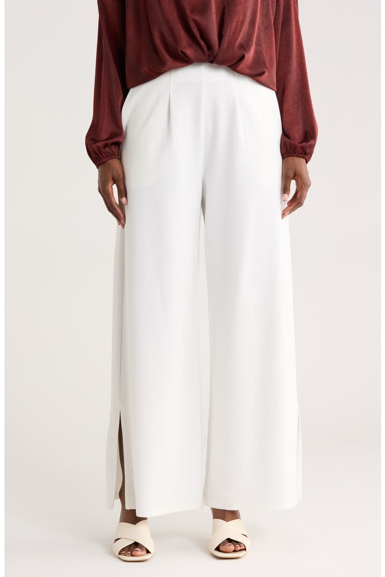 Side Pocket Wide Leg Pants, Main, color, OFF WHITE