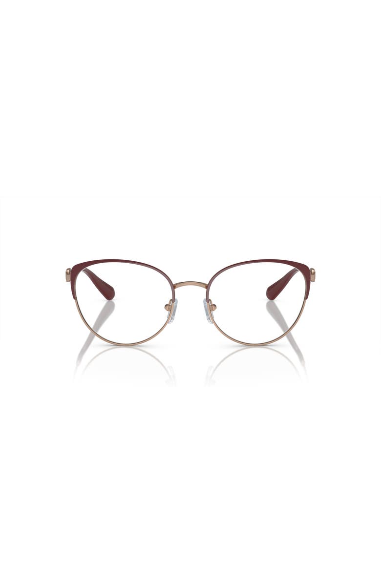 Emporio Armani 53mm Cat Eye optical glasses, Alternate, color, Copper