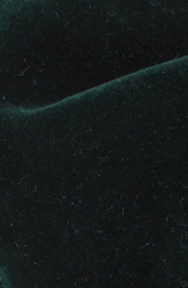 CLIFTON WILSON Velvet Silk Butterfly Bow Tie, Alternate, color, Hunter Green