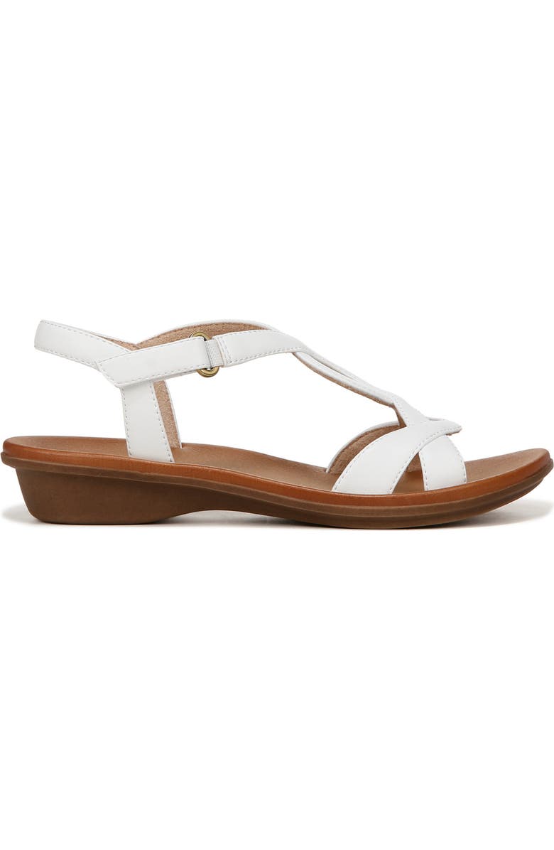 SOUL NATURALIZER Solo Ankle Strap Sandal - Wide Width Available, Alternate, color, Smooth White Faux Leather