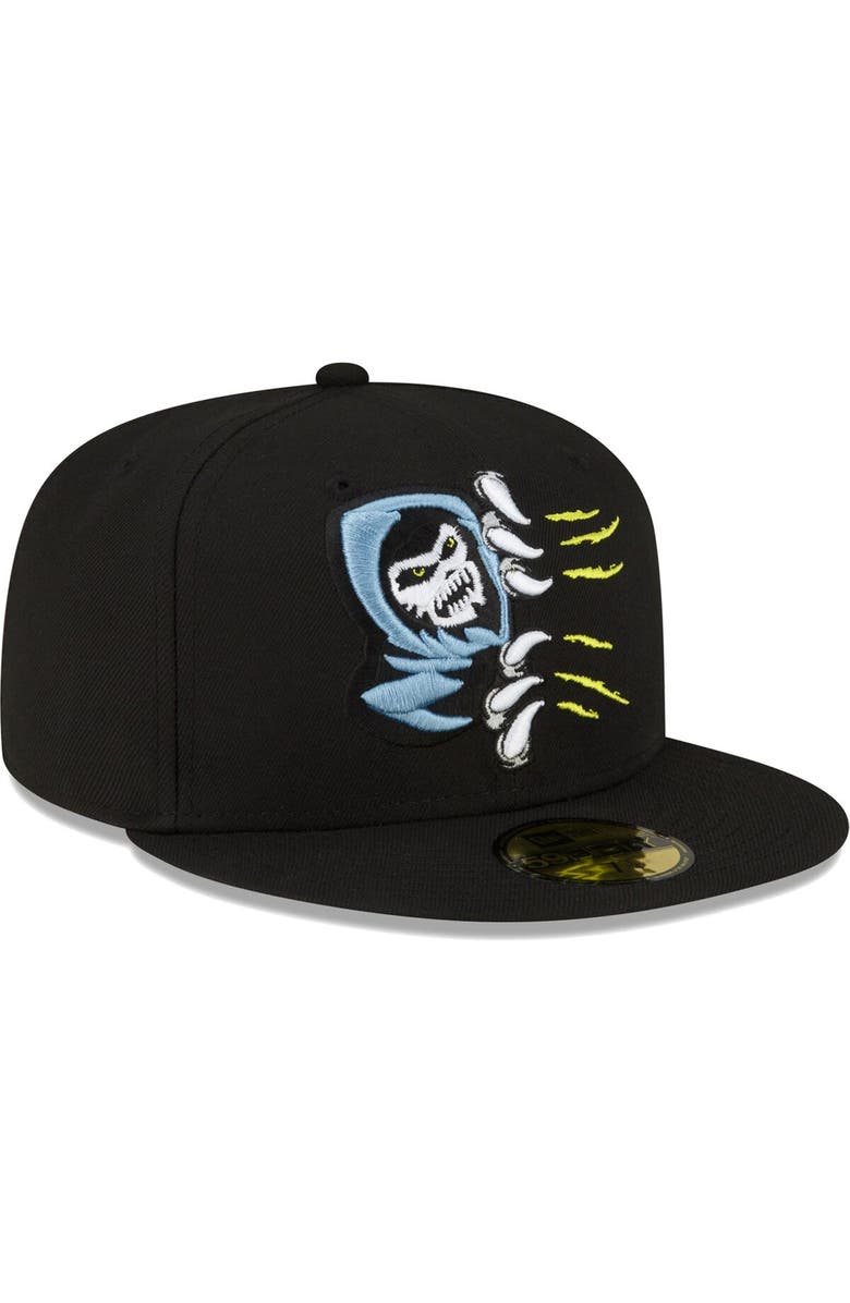 New Era Men's New Era Black Inland Empire 66ers Copa De La Diversion 59FIFTY Fitted Hat, Alternate, color, 