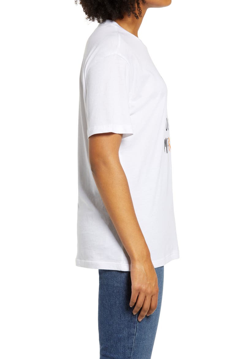 Be Proud by BP. Gender Inclusive Graphic Tee, Alternate, color, WHITE- BLACK MAKE ME PROUD