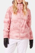 Roxy Jet Ski Technical Snow Jacket with Removable Faux Fur Trim & Hood