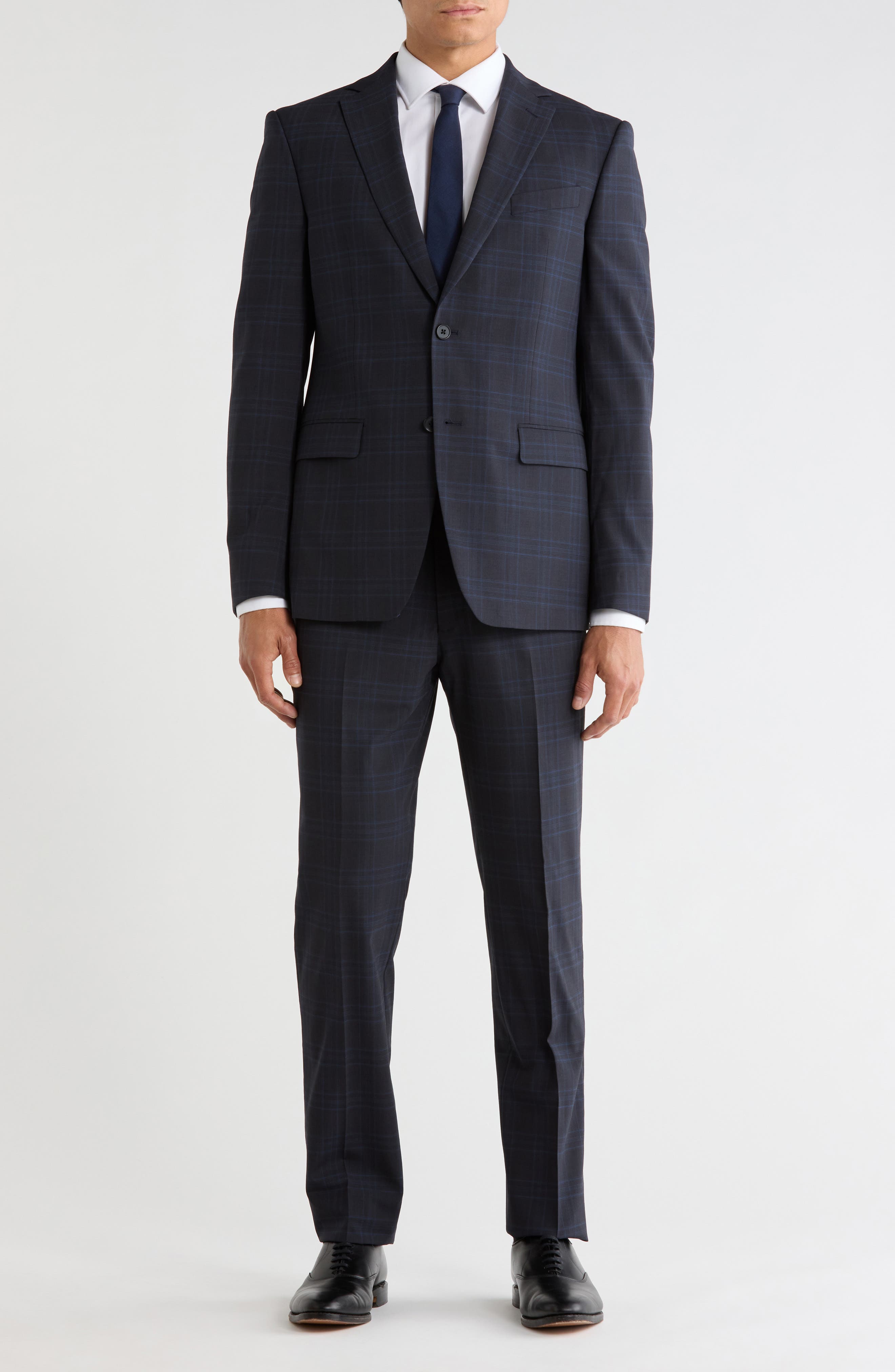 Plaid Two Button Suit