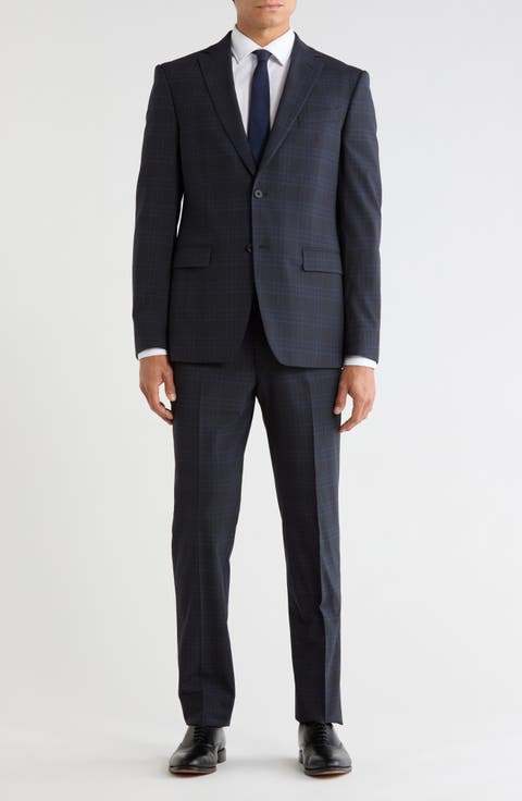 Plaid Two Button Suit