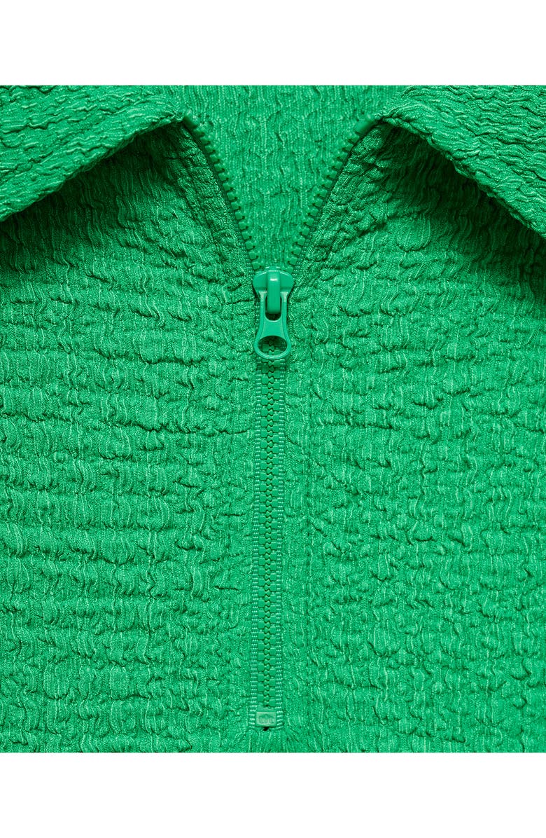 MANGO Textured Body-Con Polo Dress, Alternate, color, 