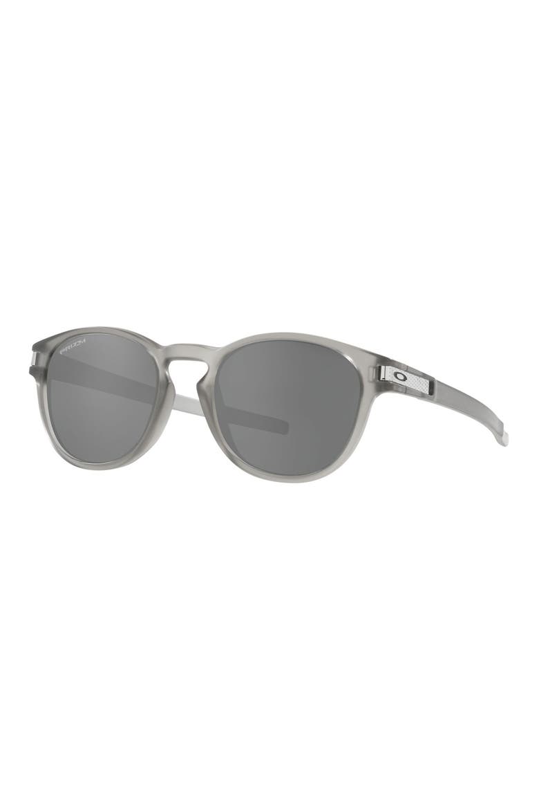 53mm Square Sunglasses, Alternate, color, MATTE GREY INK/ PRIZM BLACK