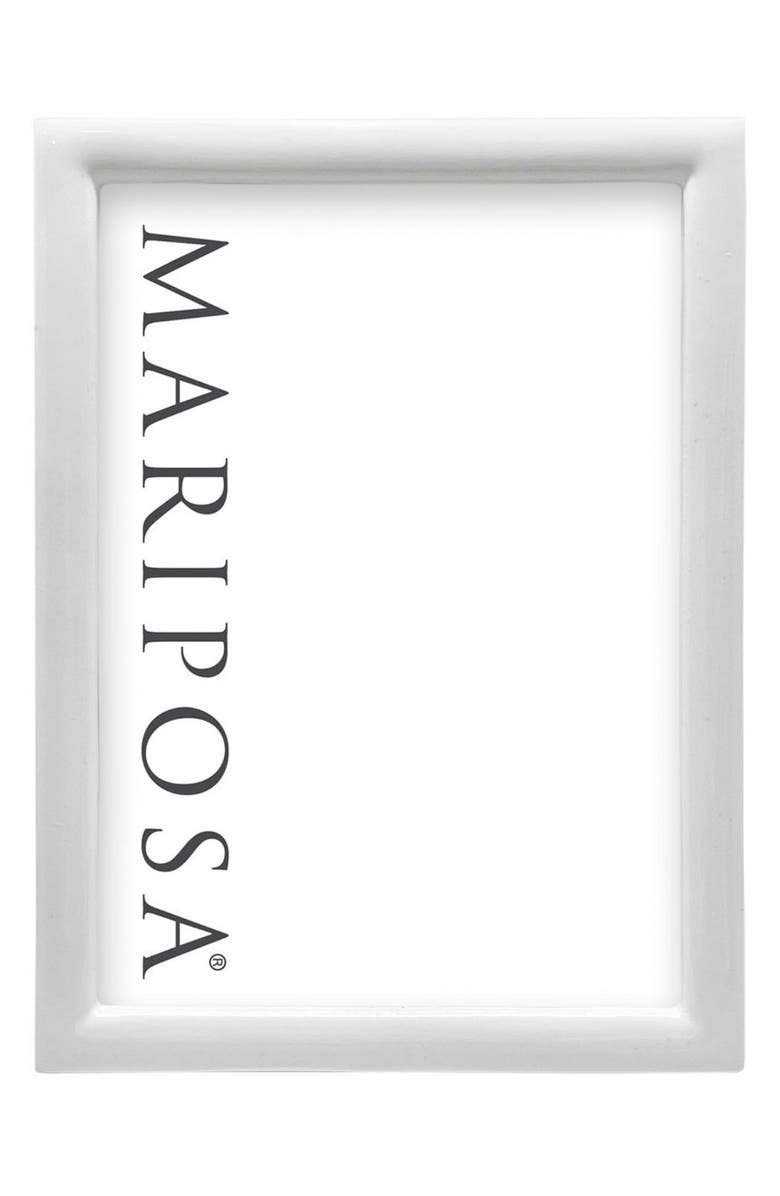 Mariposa Main Line Picture Frame, Main, color, White