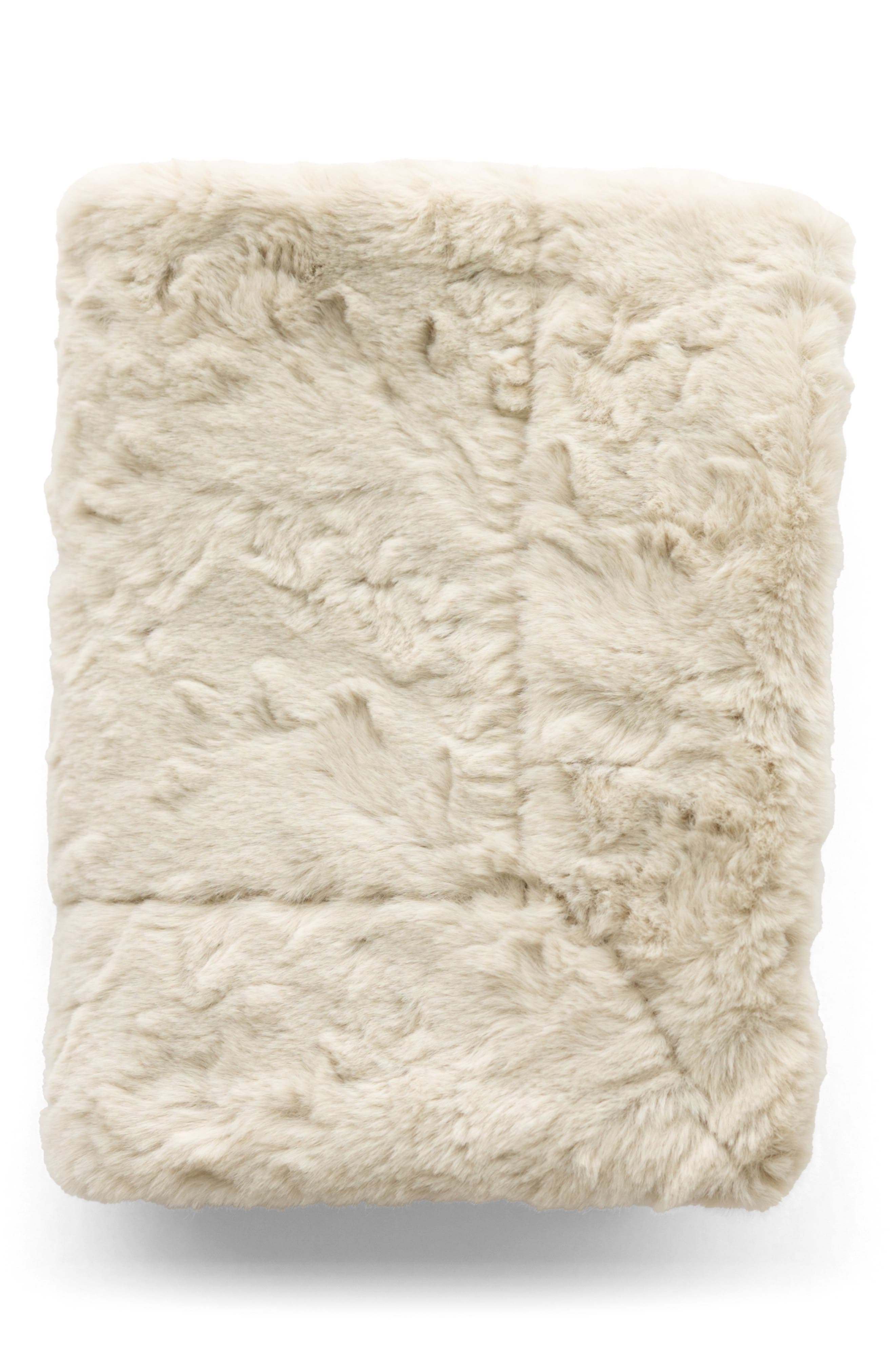 SARANONI Dream Faux Fur Receiving Blanket