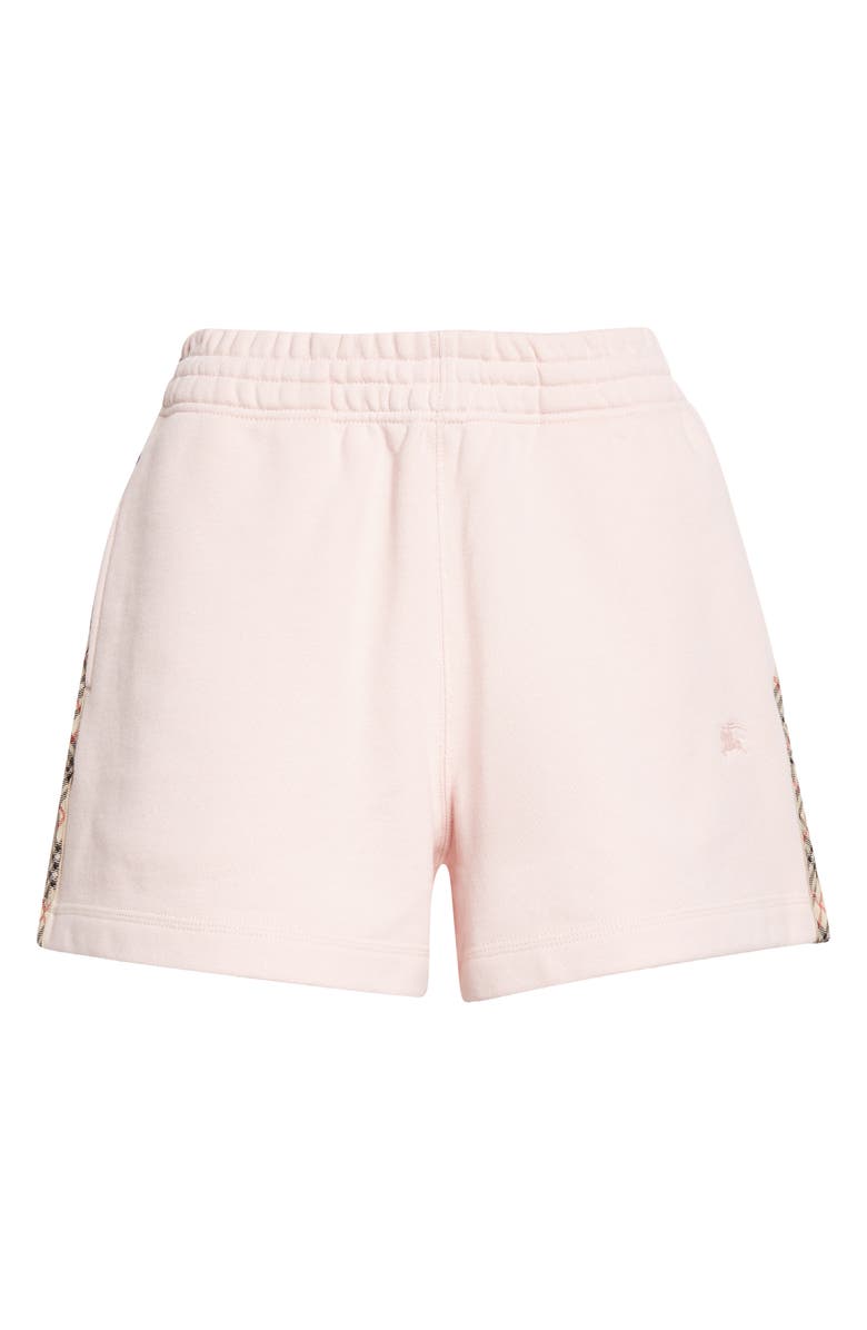 Burberry Susan Side Stripe Cotton Shorts, Main, color, Bouquet