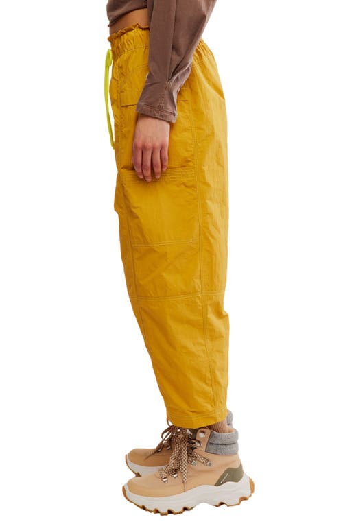 Free People In The Wild Hiking Pants In Gold