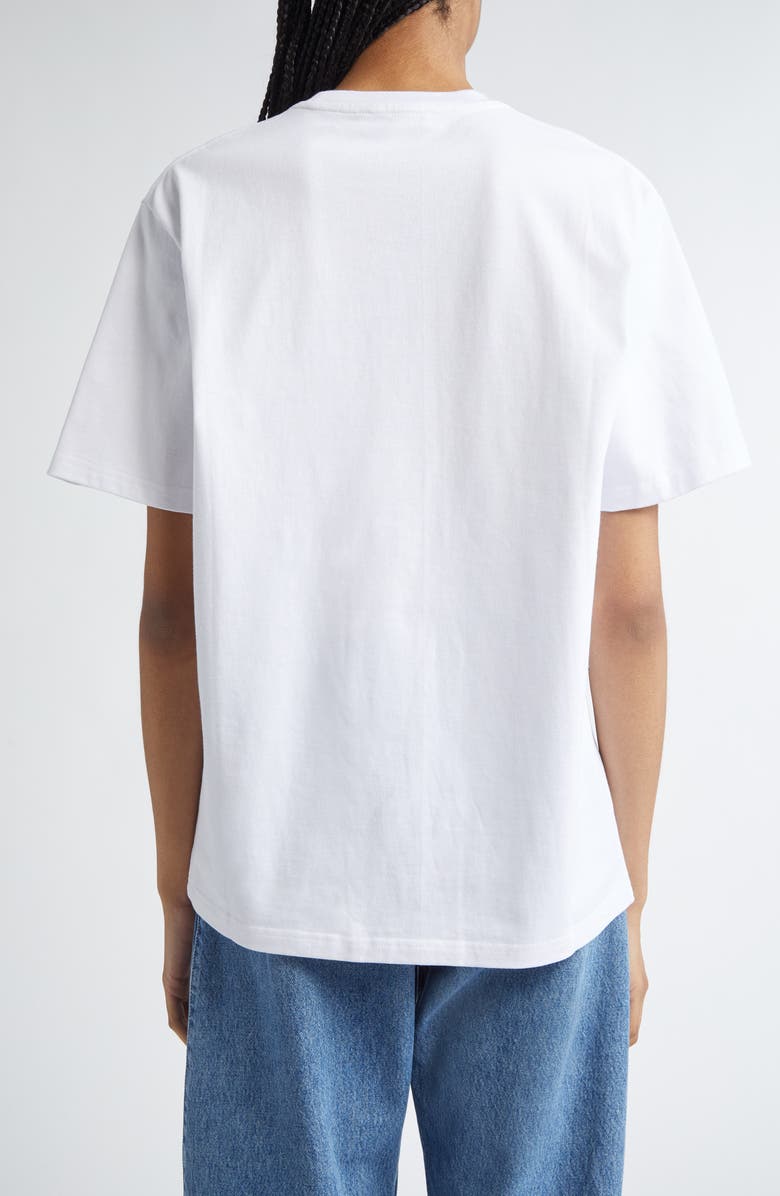 JW Anderson Window Embroidered Cotton T-Shirt, Alternate, color, 