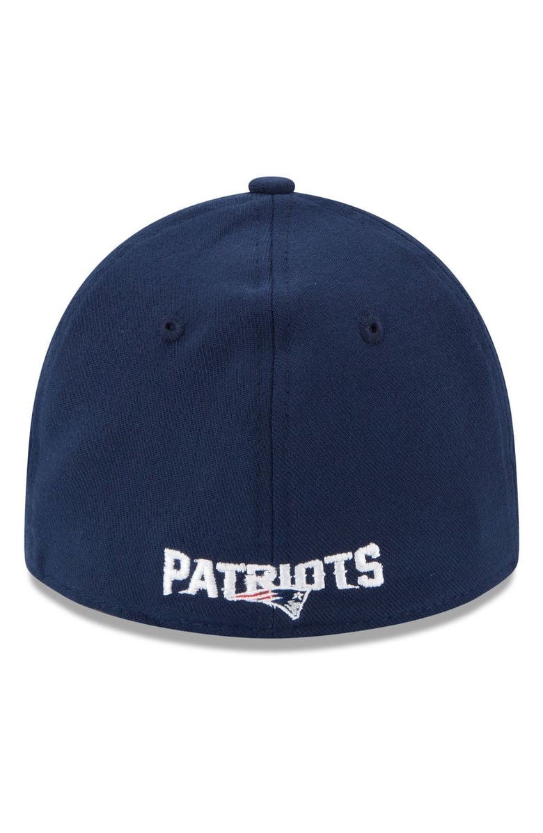 New Era New England Patriots New Era 39THIRTY Team Classic Flex Hat - Navy Blue, Alternate, color,