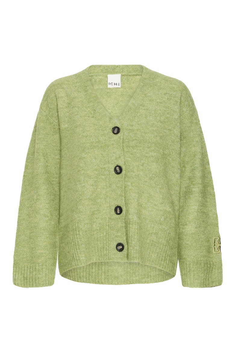 Ihbaling Button Front Sweater, Alternate, color, IGUANA MELANGE