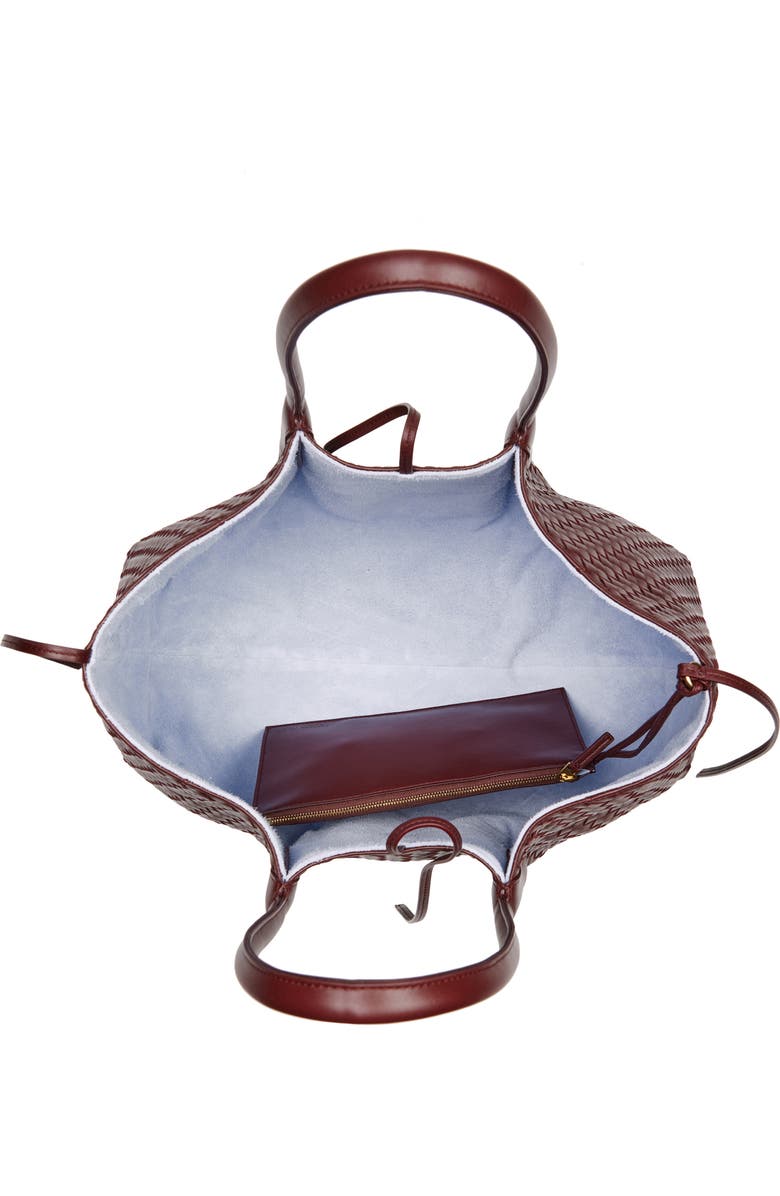 Bottega Veneta Leather & Suede Reversible Tote, Alternate, color, Madder Brown/ Lunar-M B