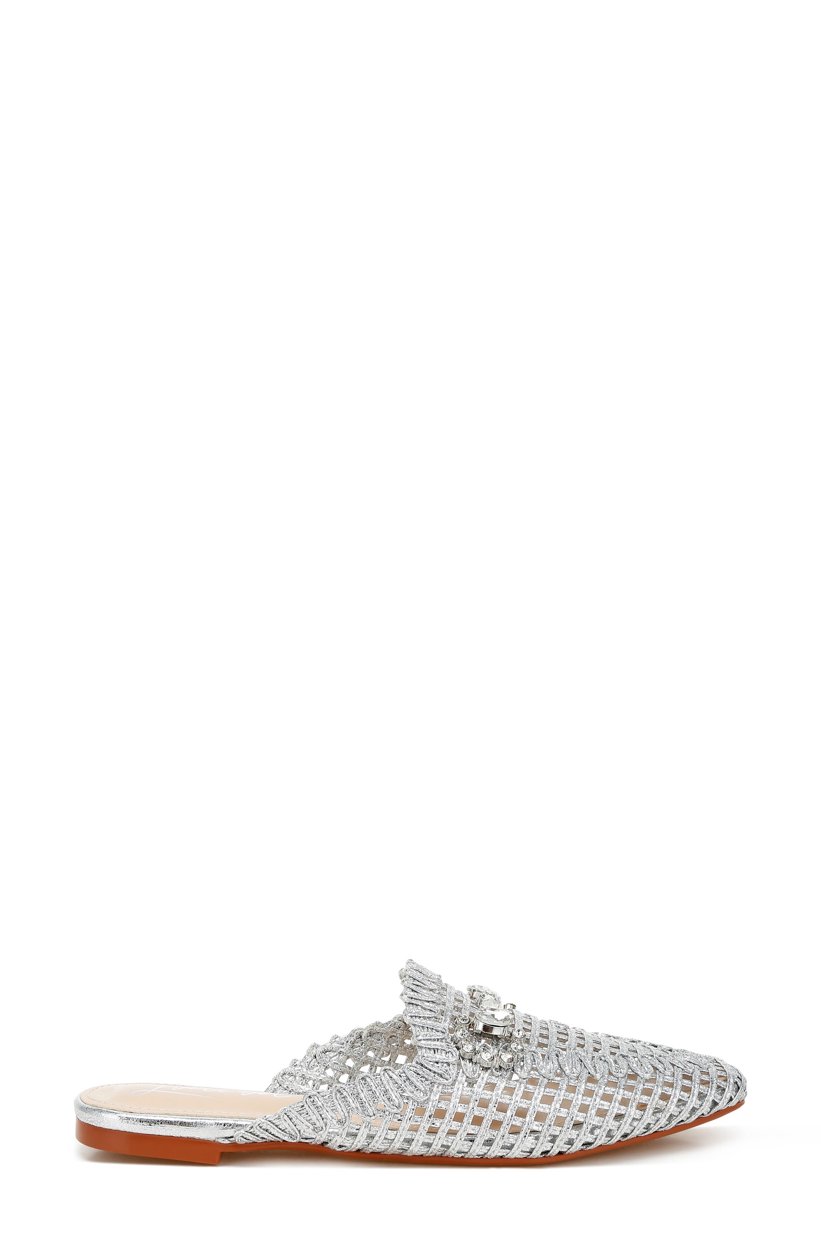 LONDON RAG Roboma Crystal Embellished Mule, Alternate, color, Silver